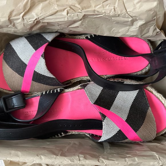 Burberry Shoes - BURBERRY Espadrille Sandals